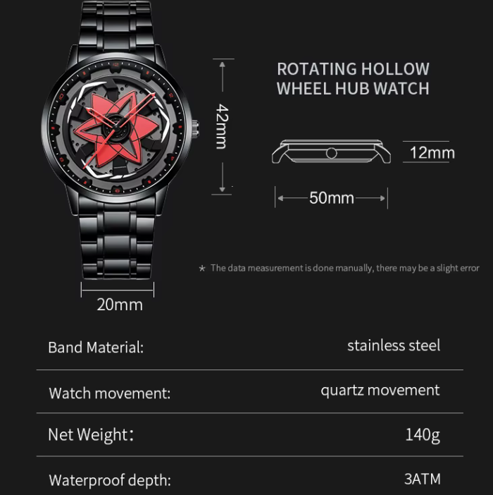 Mangekyou Sharingan - Gyro Watch (Red) - Image 4