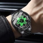 Mangekyou Sharingan Green Quartz Waterproof Watch - Naruto Anime Edition - Image 2