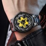 Mangekyou Sharingan Yellow Quartz Waterproof Watch - Naruto Anime Edition - Image 2