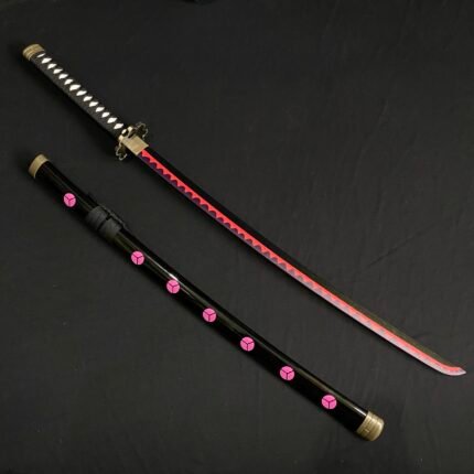 One Piece Rorono Zoro Black Shusui Cosplay Replica Premium Life Size Wooden Katana [104 CM] || ONE PIECE