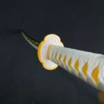 Demon Slayer Zenitsu Agatsuma Cosplay Replica Premium Life Size Wooden Katana [104 CM] || DEMON SLAYER - Image 2