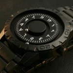 Magneto Metal Arabic Black Watch - Image 3