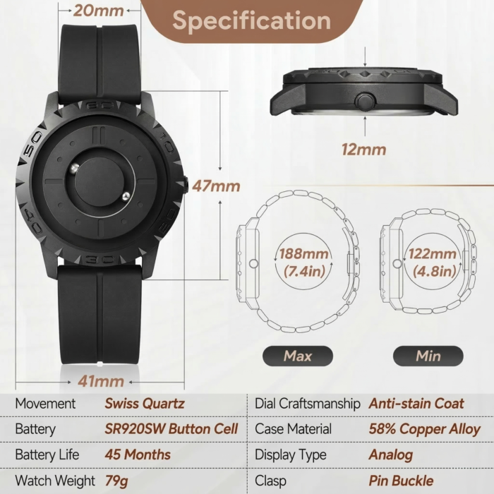 Magneto Black Watch - Image 4