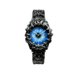 Crimson Eclipse – Gothic Abyss Eye Blue Dial Metal Watch